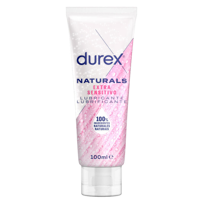 DUREX - LUBRIFICANTE NATURALS EXTRA SENSÍVEL 100 ML - Sexshoptuga  Sexshoptuga 