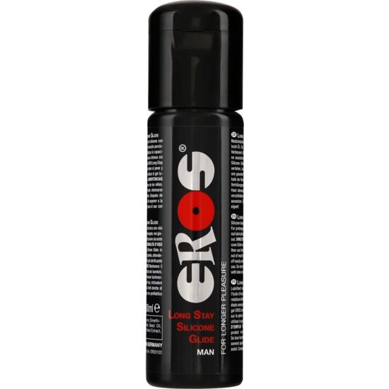 EROS - LUBRIFICANTE DE SILICONE DE LONGA DURAO PARA HOMENS 100 ML - Sexshoptuga Sexshoptuga 