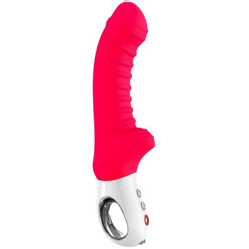 FUN FACTORY - VIBRADOR TIGER G5 ÍNDIA VERMELHO - Sexshoptuga 