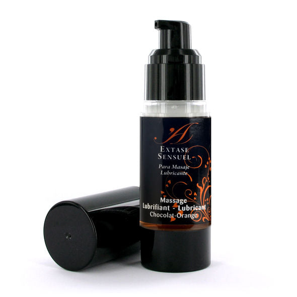 EXTASE SENSUAL - ÓLEO ESTIMULANTE DE CHOCOLATE E LARANJA 30 ML - Sexshoptuga  Sexshoptuga 