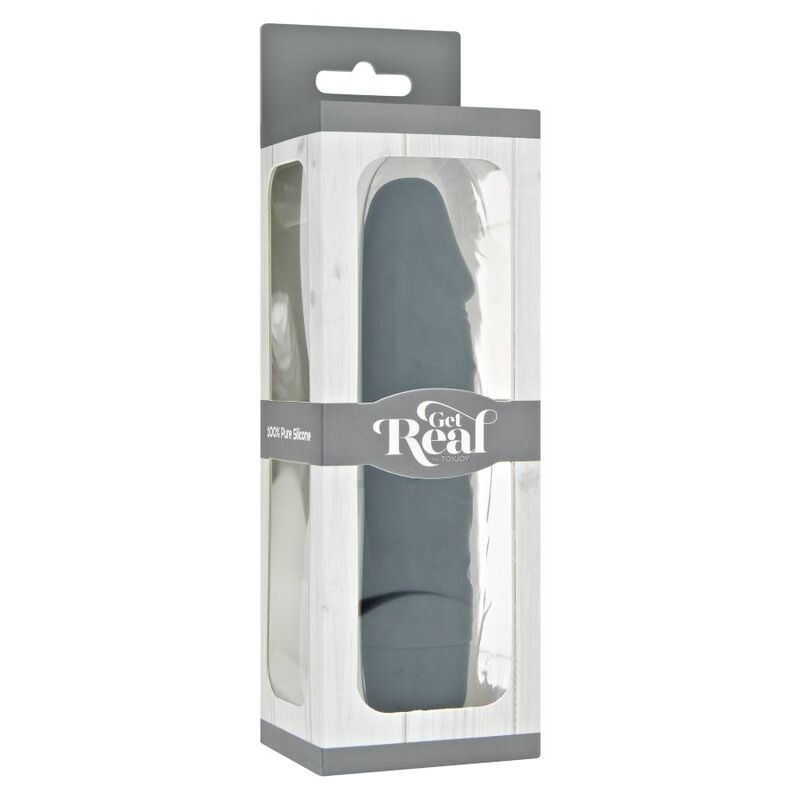 GET REAL - MINI VIBRADOR CLSSICO PRETO - Sexshoptuga  Sexshoptuga 