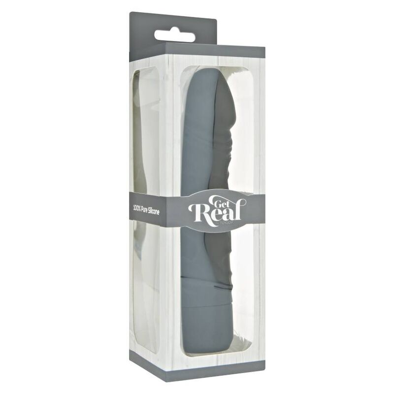 GET REAL - VIBRADOR PRETO ORIGINAL CLSSICO - Sexshoptuga 