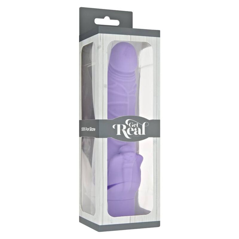 GET REAL - VIBRADOR CLSSICO STIM ROXO - Sexshoptuga 