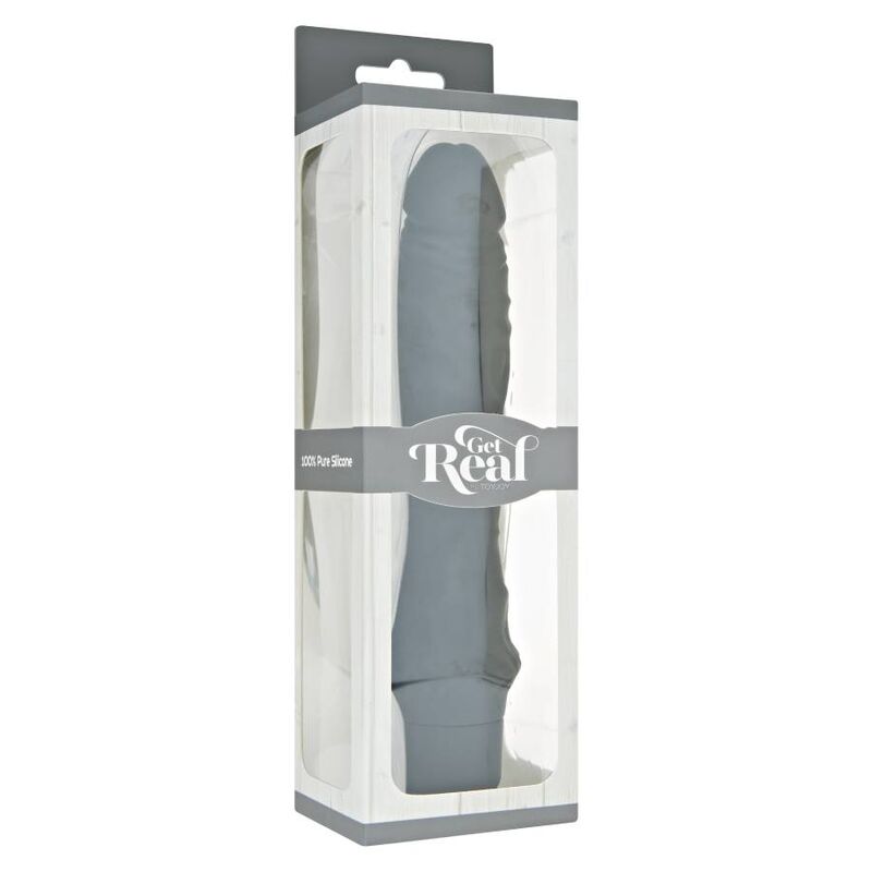 GET REAL - VIBRADOR PRETO GRANDE CLSSICO - Sexshoptuga  Sexshoptuga 