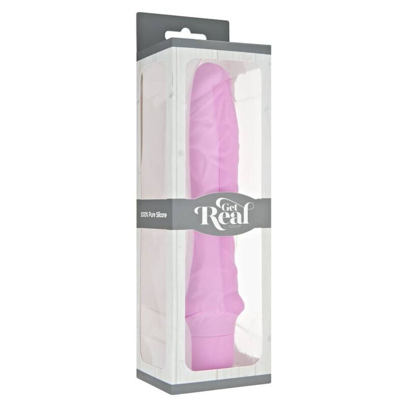 GET REAL - VIBRADOR ROSA GRANDE CLSSICO - Sexshoptuga 