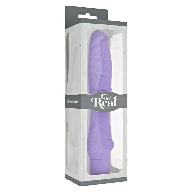 GET REAL - VIBRADOR ROXO GRANDE CLSSICO - Sexshoptuga  Sexshoptuga 