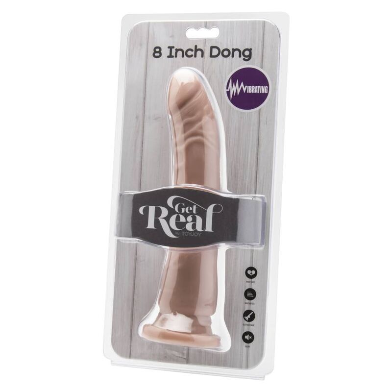 GET REAL - PELE VIBRANTE DONG 20,5 CM - Sexshoptuga  Sexshoptuga 