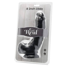 GET REAL - DILDO 20,5 CM COM BOLAS PRETAS - Sexshoptuga  Sexshoptuga 