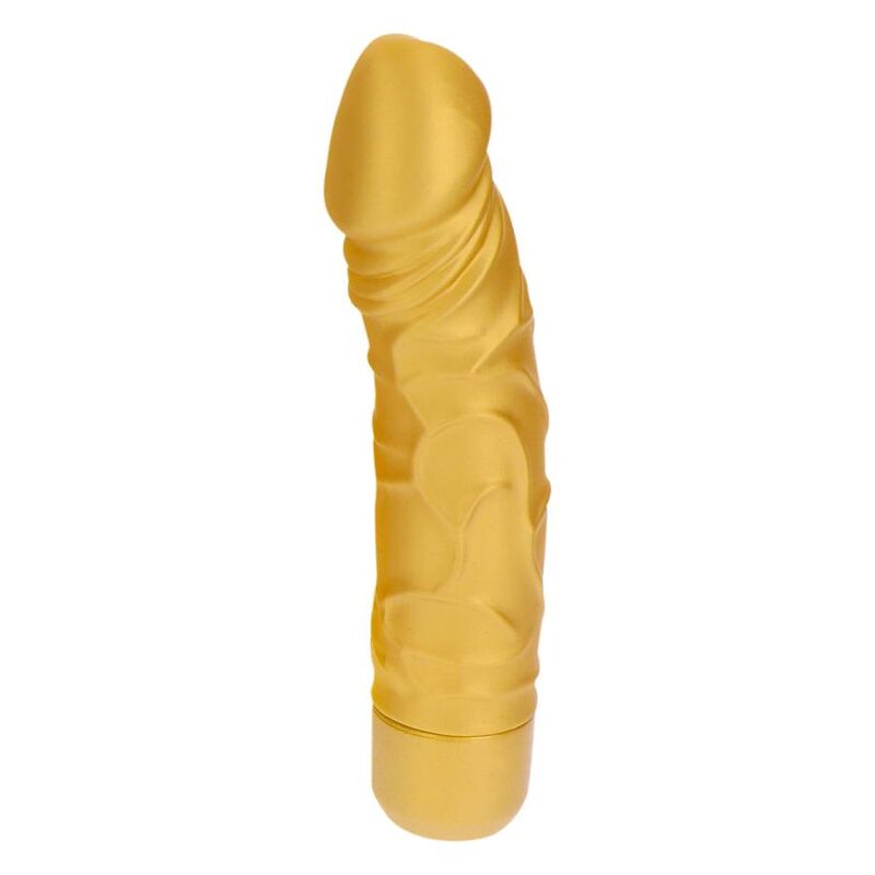 GET REAL - GOLD DICKER VIBRADOR ORIGINAL OURO - Sexshoptuga 