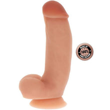 GET REAL - DILDO DE SILICONE 18 CM W BOLAS PELE - Sexshoptuga  Sexshoptuga 