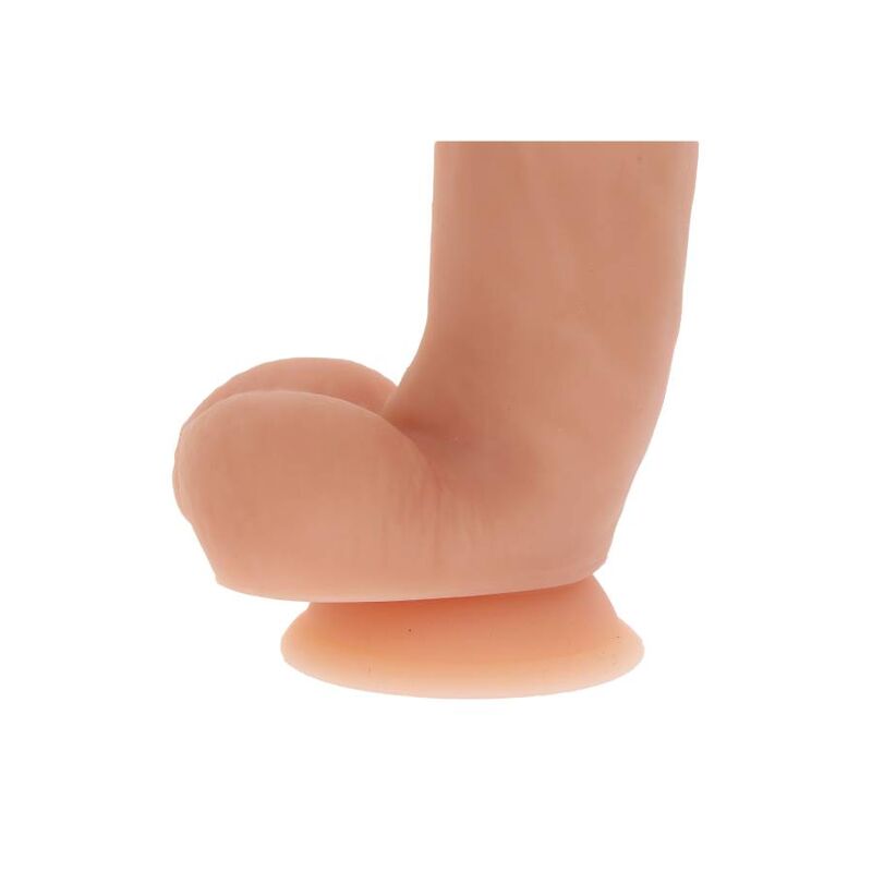 GET REAL - DILDO DE SILICONE 18 CM W BOLAS PELE - Sexshoptuga 