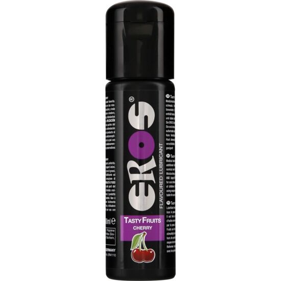 EROS - LUBRIFICANTE DE CEREJA DE FRUTAS SABOROSAS 100 ML - Sexshoptuga 