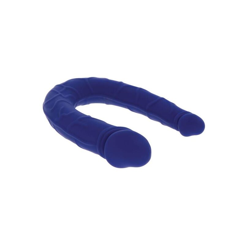 GET REAL - REALÍSTICO MINI DUPLO DONG AZUL - Sexshoptuga  Sexshoptuga 