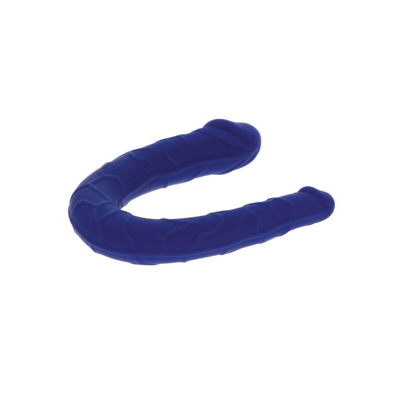 GET REAL - REALÍSTICO MINI DUPLO DONG AZUL - Sexshoptuga  Sexshoptuga 