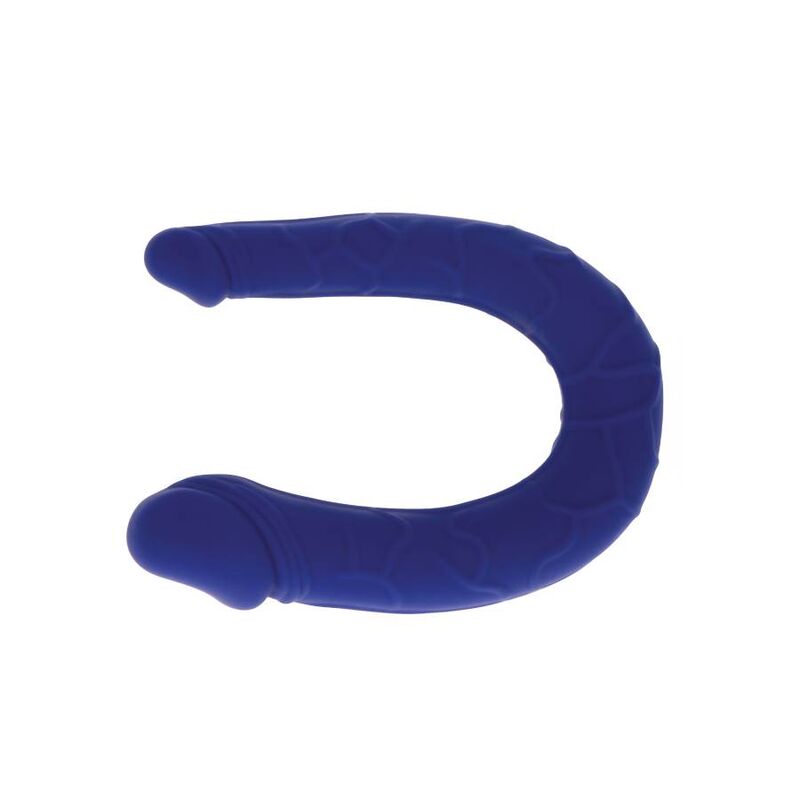 GET REAL - REALÍSTICO MINI DUPLO DONG AZUL - Sexshoptuga  Sexshoptuga 