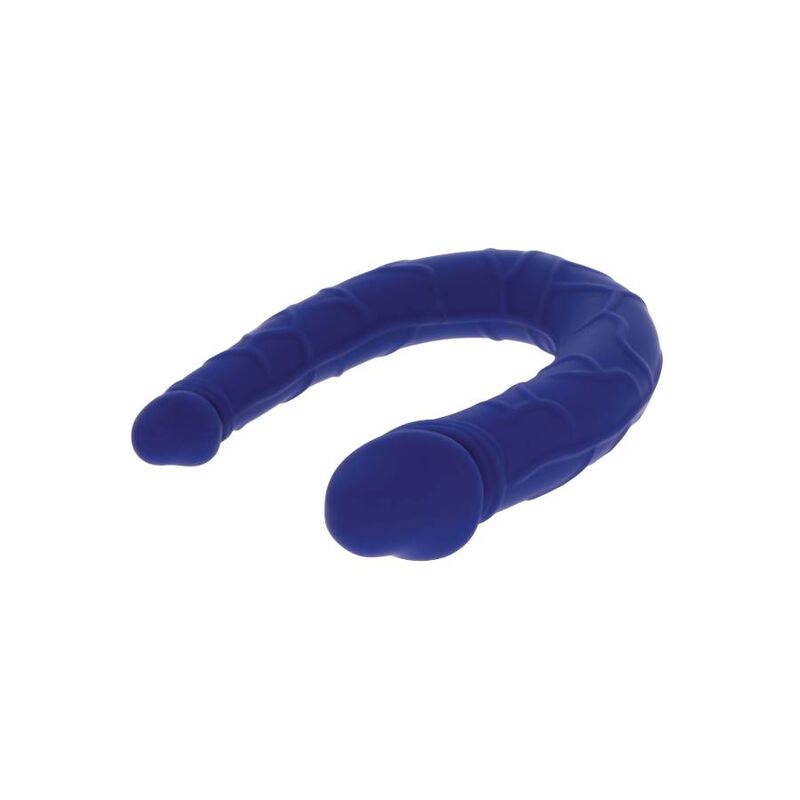 GET REAL - REALÍSTICO MINI DUPLO DONG AZUL - Sexshoptuga  Sexshoptuga 