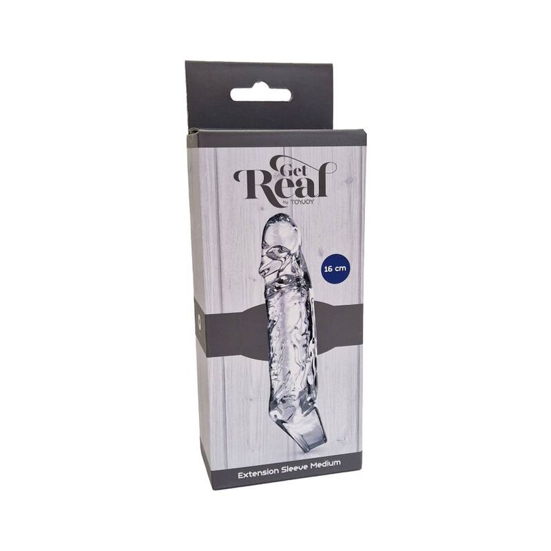 GET REAL - MANGA DE EXTENSO MÉDIA TRANSPARENTE - Sexshoptuga  Sexshoptuga 