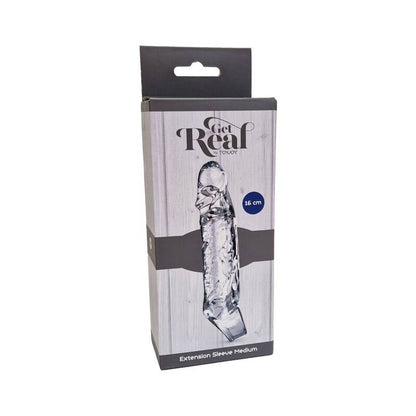 GET REAL - MANGA DE EXTENSO MÉDIA TRANSPARENTE - Sexshoptuga 