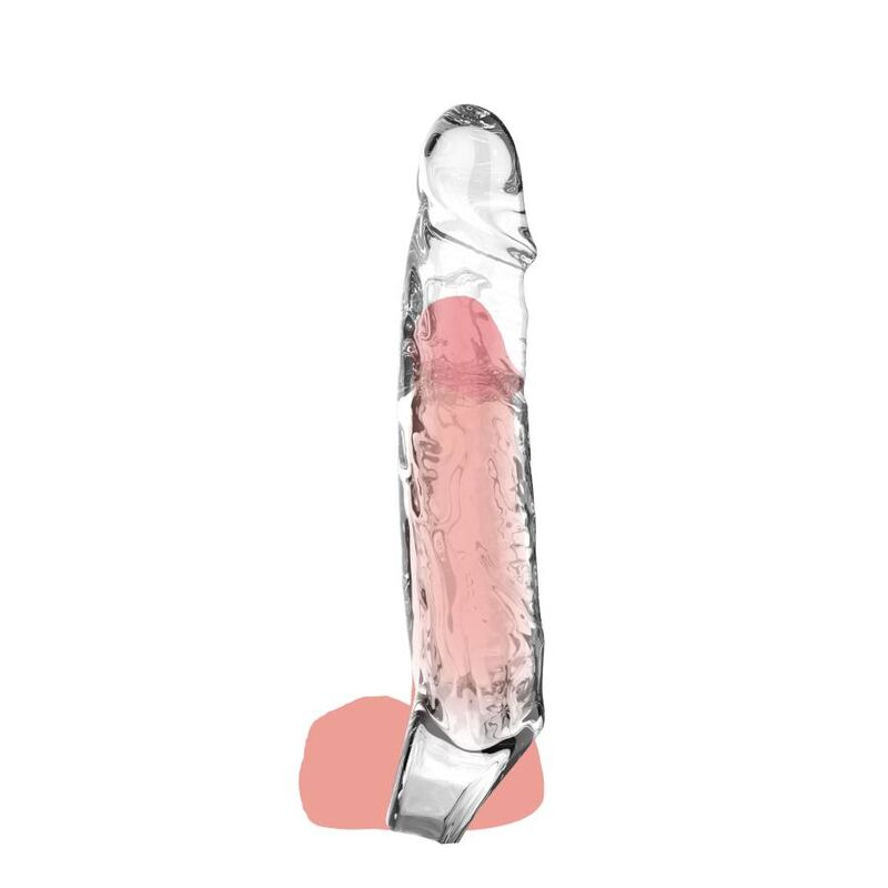 GET REAL - EXTENSO LONGA 19 CM TRANSPARENTE - Sexshoptuga  Sexshoptuga 