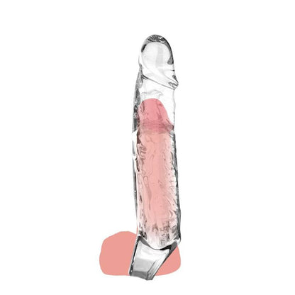 GET REAL - EXTENSO LONGA 19 CM TRANSPARENTE - Sexshoptuga 