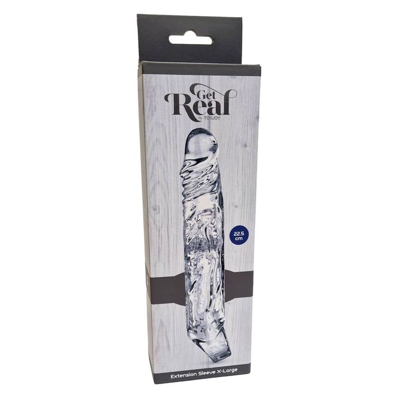 GET REAL - MANGA DE EXTENSO XLARGE TRANSPARENTE - Sexshoptuga  Sexshoptuga 