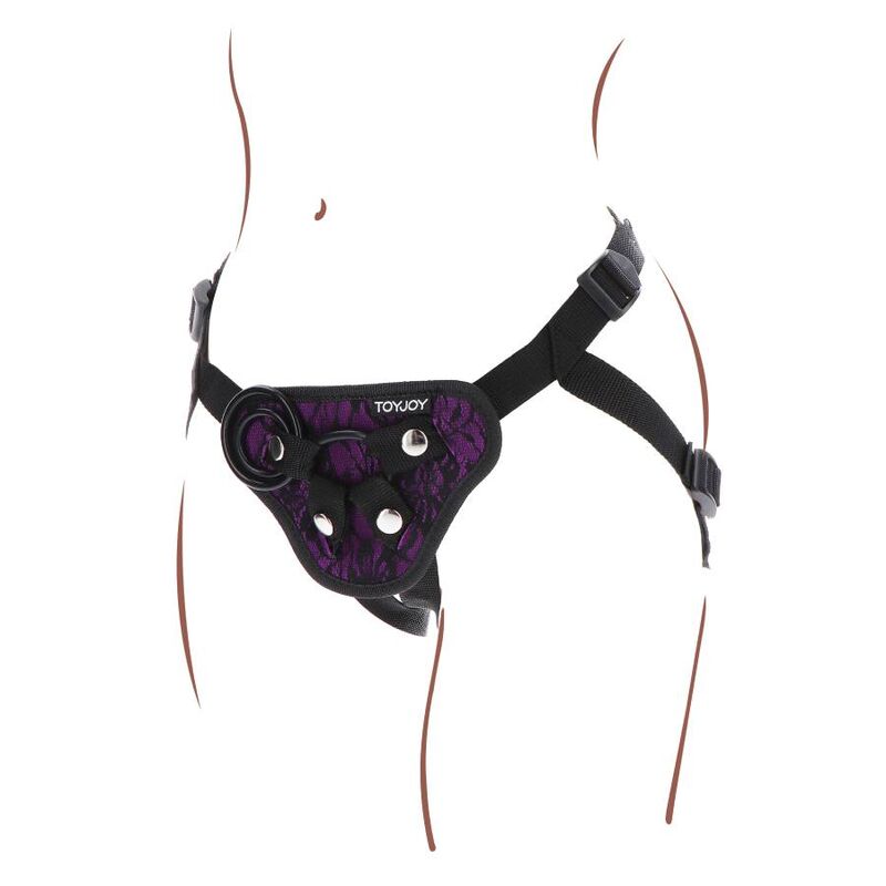 GET REAL - CINTO DE RENDA ROXO - Sexshoptuga  Sexshoptuga 