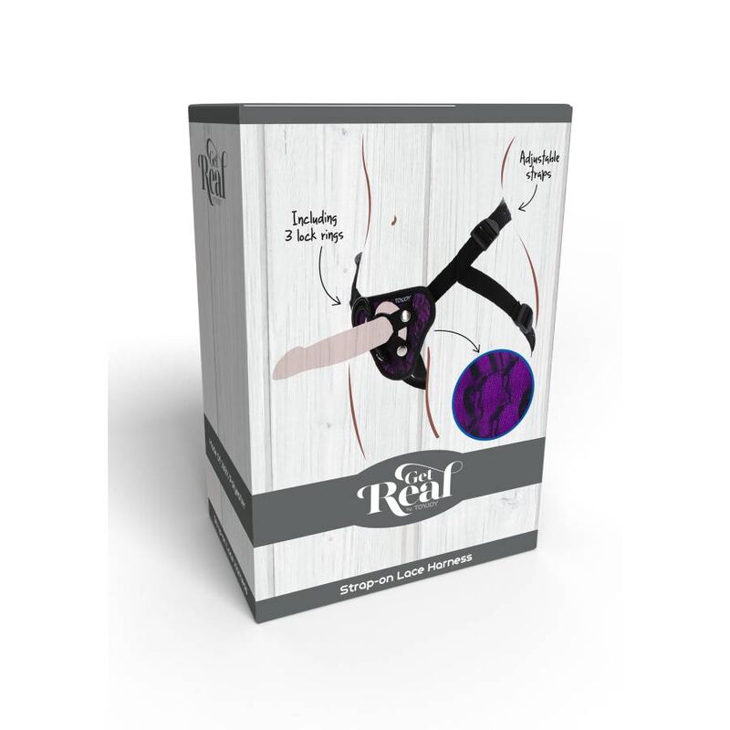 GET REAL - CINTO DE RENDA ROXO - Sexshoptuga  Sexshoptuga 