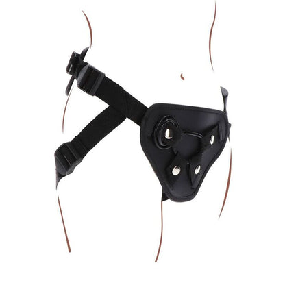 GET REAL - STRAP-ON DELUXE CHICOTE PRETO - Sexshoptuga 