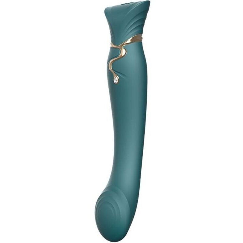 ZALO - QUEEN G-SPOT PULS WAVE VIBE VERDE - Sexshoptuga 