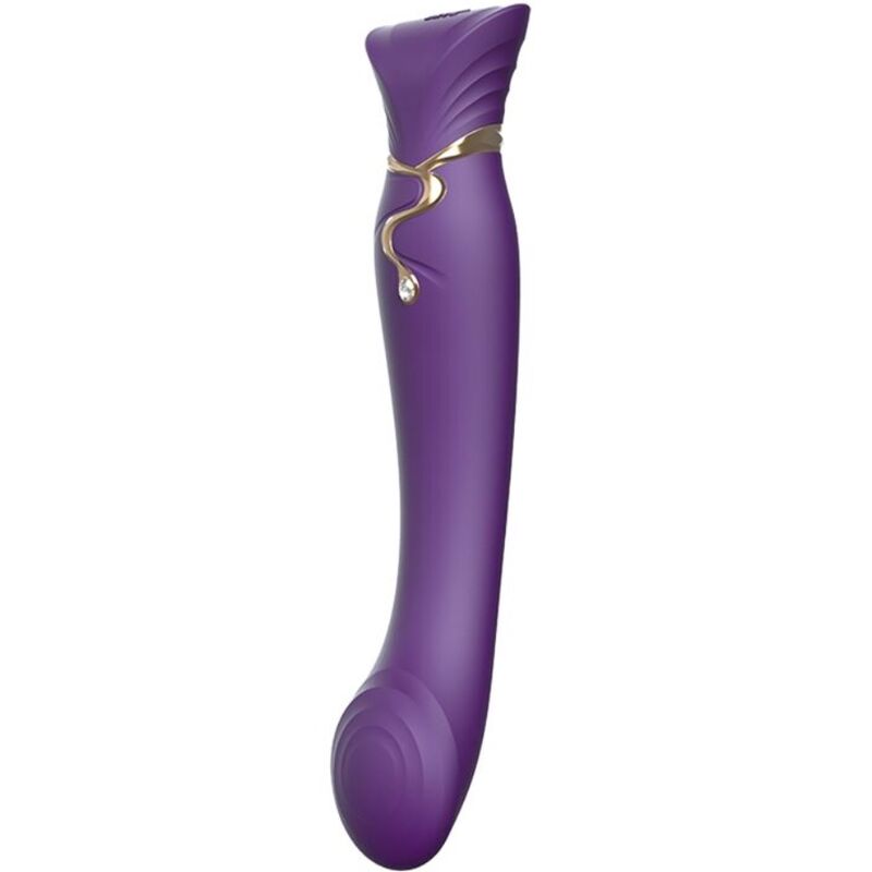 ZALO - QUEEN G-SPOT PULS WAVE VIBE ROXO - Sexshoptuga 