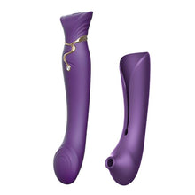 ZALO - QUEEN SET PULSE WAVE CLIT STIM ROXO - Sexshoptuga 