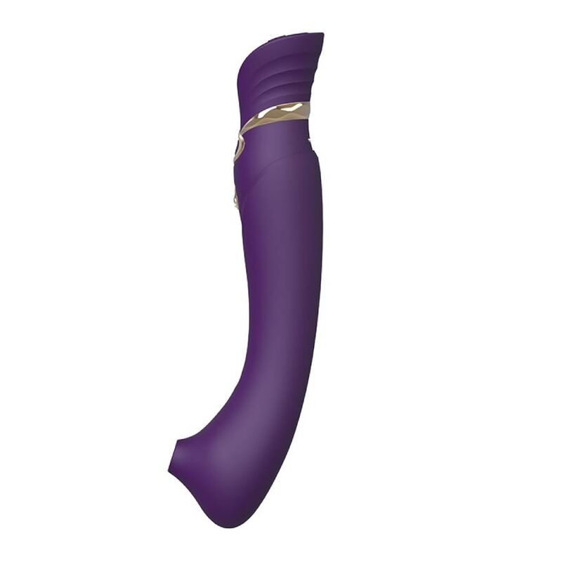 ZALO - QUEEN SET PULSE WAVE CLIT STIM ROXO - Sexshoptuga  Sexshoptuga 