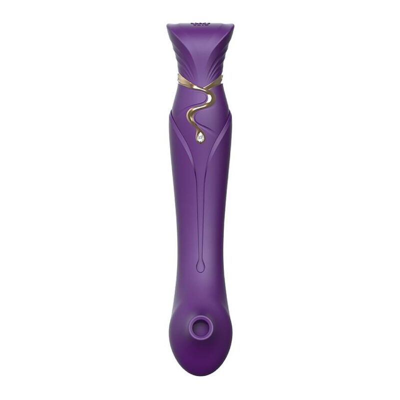 ZALO - QUEEN SET PULSE WAVE CLIT STIM ROXO - Sexshoptuga  Sexshoptuga 