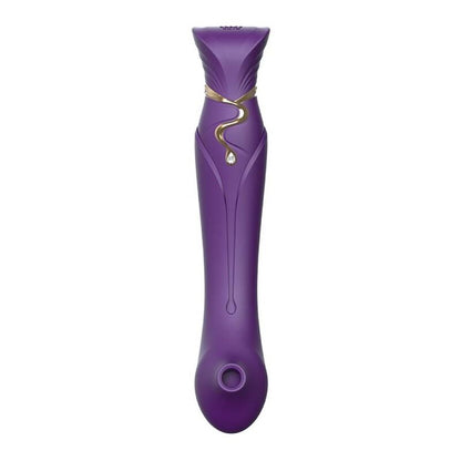 ZALO - QUEEN SET PULSE WAVE CLIT STIM ROXO - Sexshoptuga 