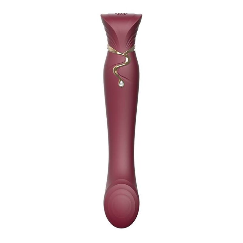 ZALO - QUEEN SET PULSE WAVE CLIT STIM VERMELHO - Sexshoptuga 