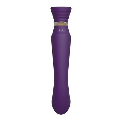 ZALO - QUEEN SET PULSE WAVE CLIT STIM ROXO - Sexshoptuga 