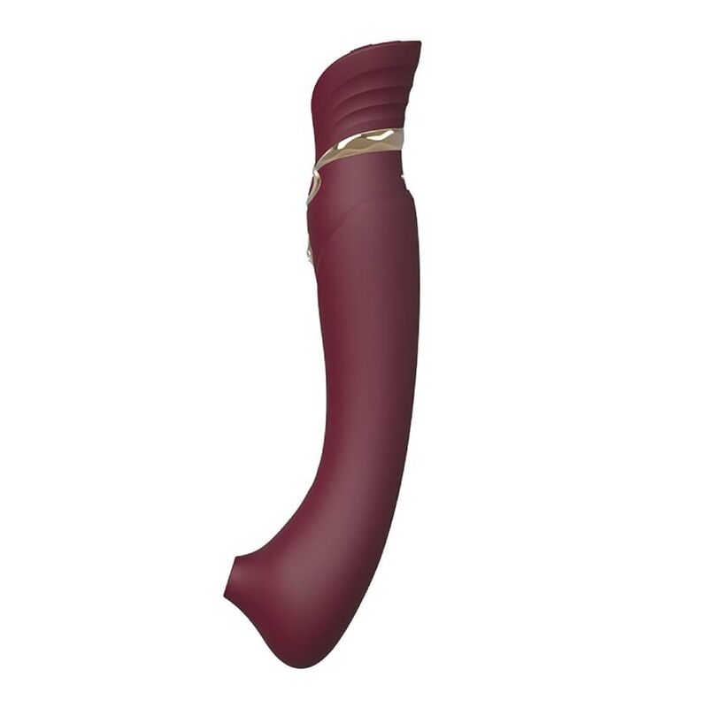 ZALO - QUEEN SET PULSE WAVE CLIT STIM VERMELHO - Sexshoptuga 