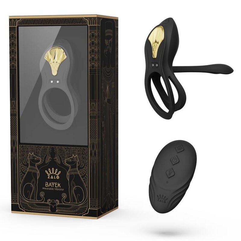 ZALO - ANEL VIBRANTE PARA CASAIS BAYEK PRETO - Sexshoptuga  Sexshoptuga 