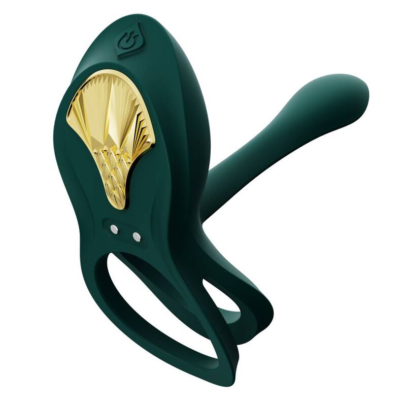 ZALO - ANEL VIBRANTE PARA CASAIS BAYEK VERDE - Sexshoptuga  Sexshoptuga 