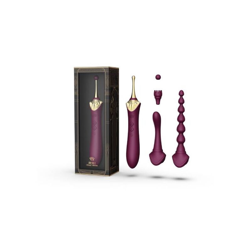 ZALO - BESS 2 CLITORAL MASSAGER PURPLE - Sexshoptuga 