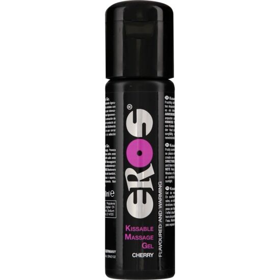 EROS - ÓLEO DE MASSAGEM COM EFEITO CALOR CEREJA BEIJVEL 100 ML - Sexshoptuga Sexshoptuga 