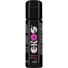 EROS - ÓLEO DE MASSAGEM COM EFEITO CALOR CEREJA BEIJVEL 100 ML - Sexshoptuga