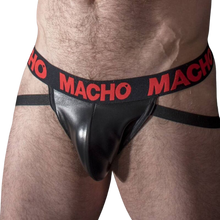 MACHO - MX25RC JOCK COURO VERMELHO S - Sexshoptuga  Sexshoptuga 