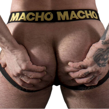 MACHO - MX25AC JOCK COURO AMARELO S - Sexshoptuga  Sexshoptuga 