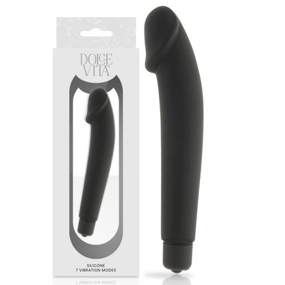 DOLCE VITA - REALISTIC BLACK SILICONE - Sexshoptuga 