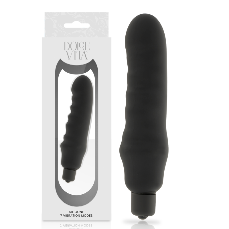 DOLCE VITA - GENIUS  BLACK  SILICONE - Sexshoptuga  Sexshoptuga 