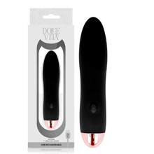 DOLCE VITA - VIBRADOR RECARREGÁVEL QUATRO PRETO 7 VELOCIDADES - Sexshoptuga  Sexshoptuga 