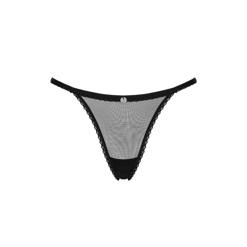 OBSESSIVE - CELIA NOIR TANGA XS/S - Sexshoptuga  Sexshoptuga 