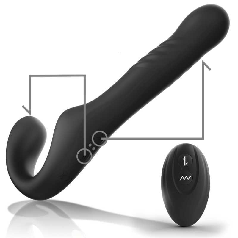 IBIZA - VIBRADOR SEM ALAS DE CONTROLE REMOTO - Sexshoptuga  Sexshoptuga 