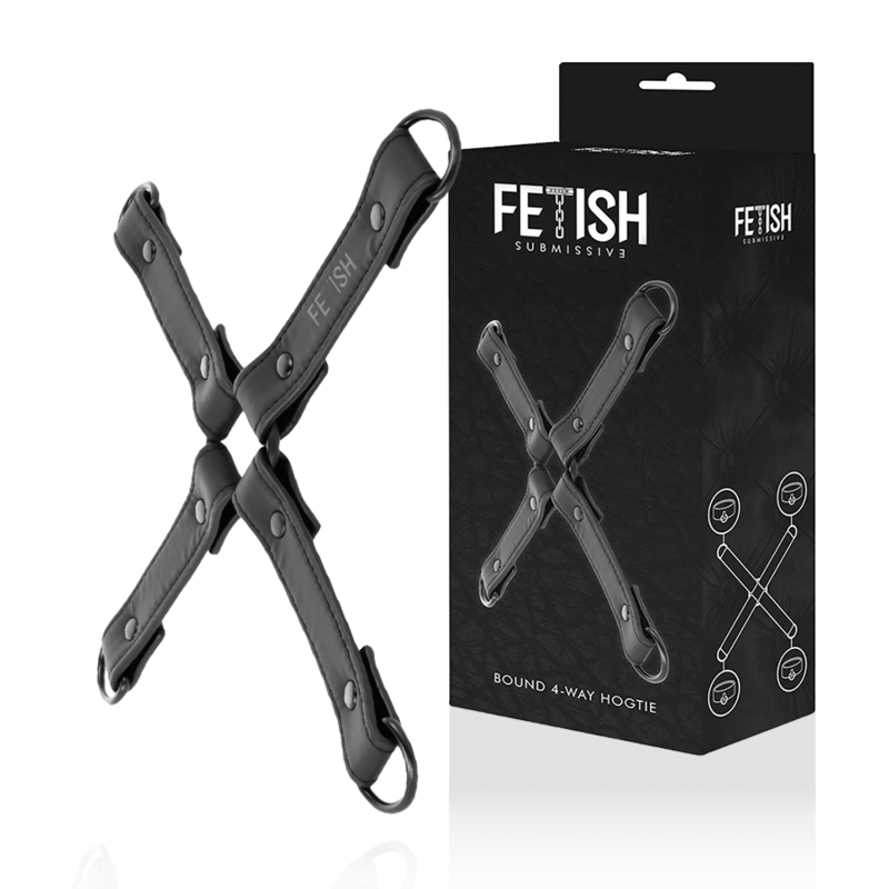 FETISH SUBMISSIVE - UNIÃO DE ALGEMAS DE COURO VEGANO - Sexshoptuga  Sexshoptuga 